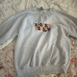 Gray Spooky Season Sweater